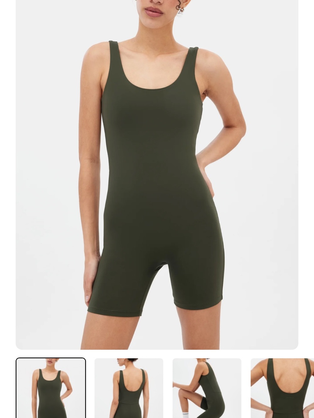 Girlfriend Collective Terrace Bike Unitard